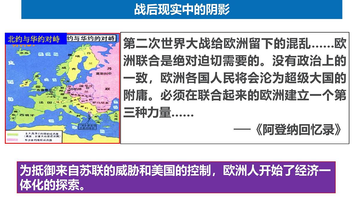 课件—岳麓版高中历史必修2 5-24《欧洲的经济区域一体化》第7页