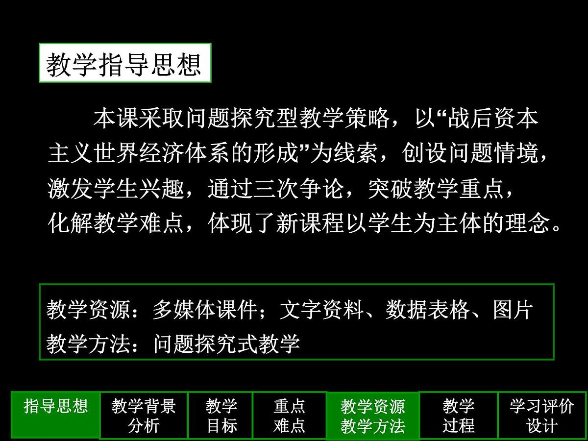 课件—岳麓版高中历史必修2 5-23《战后资本主义世界经济体系的形成》第2页
