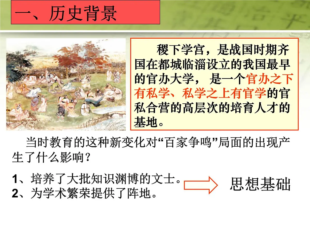 课件—《战国时期的百家争鸣》第8页