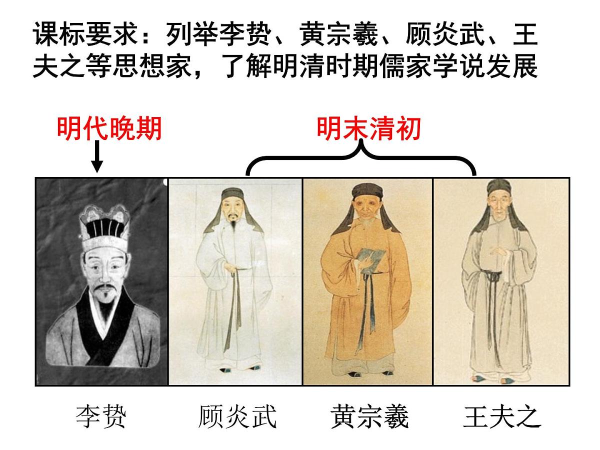 课件—岳麓版高中历史必修3 1-5《明清之际的进步思潮》第3页