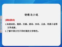 岳麓版必修3 文化发展历程诗歌与小说课文内容ppt课件