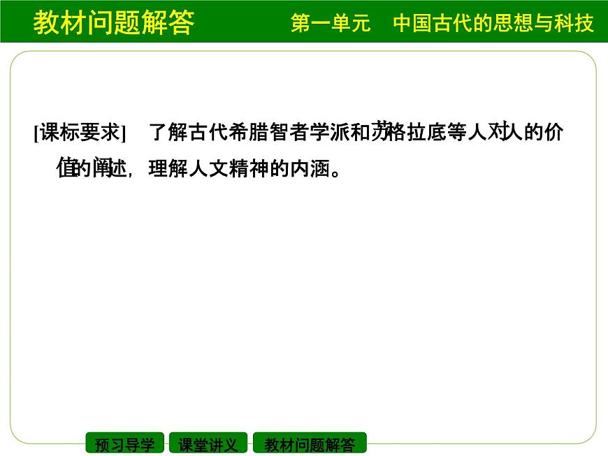 岳麓版高中历史必修3 3-11《希腊先哲的精神觉醒》课件第2页