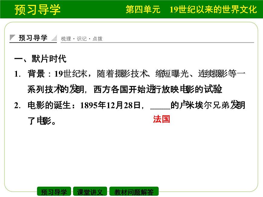 岳麓版高中历史必修3 4-19《电影与电视》课件第3页