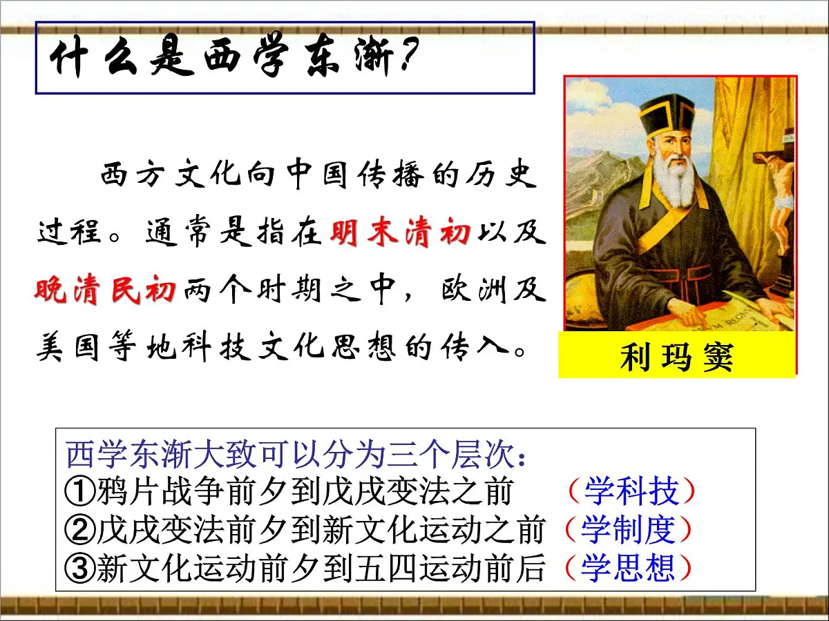 岳麓版高中历史必修3 5-20《西学东渐》课件第4页
