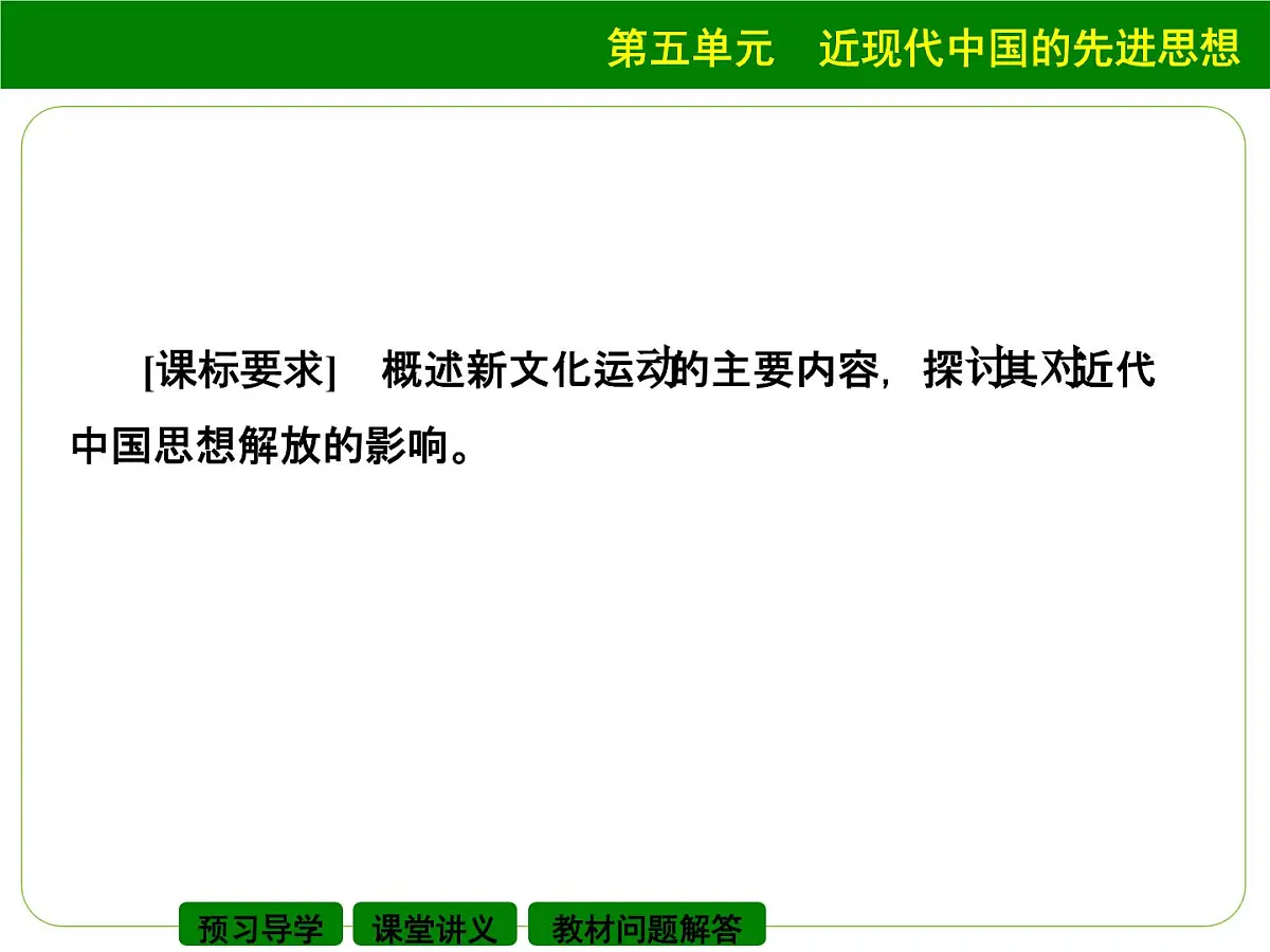 岳麓版高中历史必修3 5-21《新文化运动》课件第2页