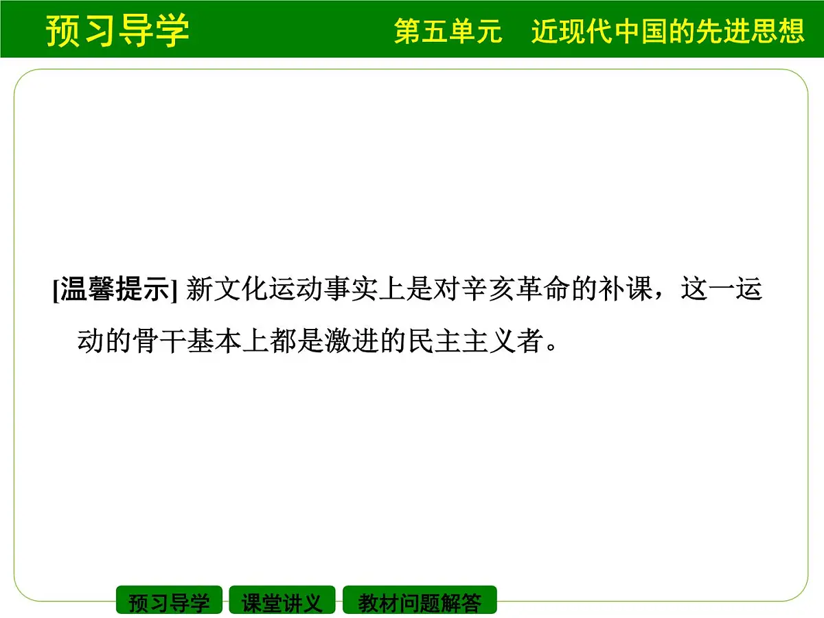 岳麓版高中历史必修3 5-21《新文化运动》课件第5页