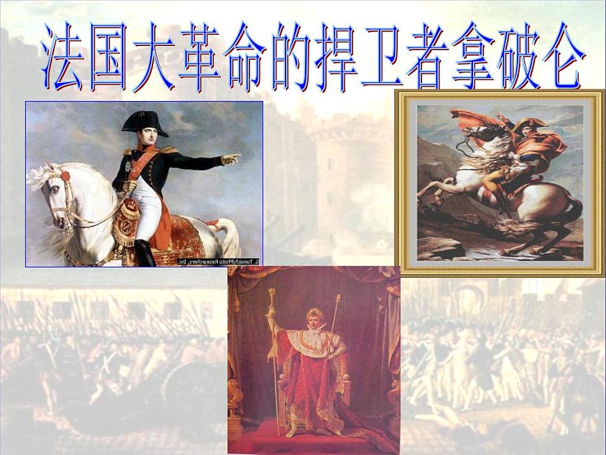 岳麓版高中历史选修4 2-9《法国大革命的捍卫者拿破仑》课件第6页