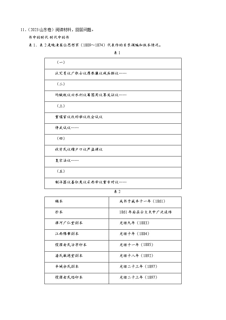 专题06 从甲午战争到五四运动(1894-1919)（原卷卷）第3页