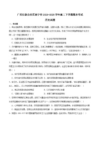 广西南宁市部分学校2024-2025学年高二下学期6月期末考试历史试题（Word版附答案）