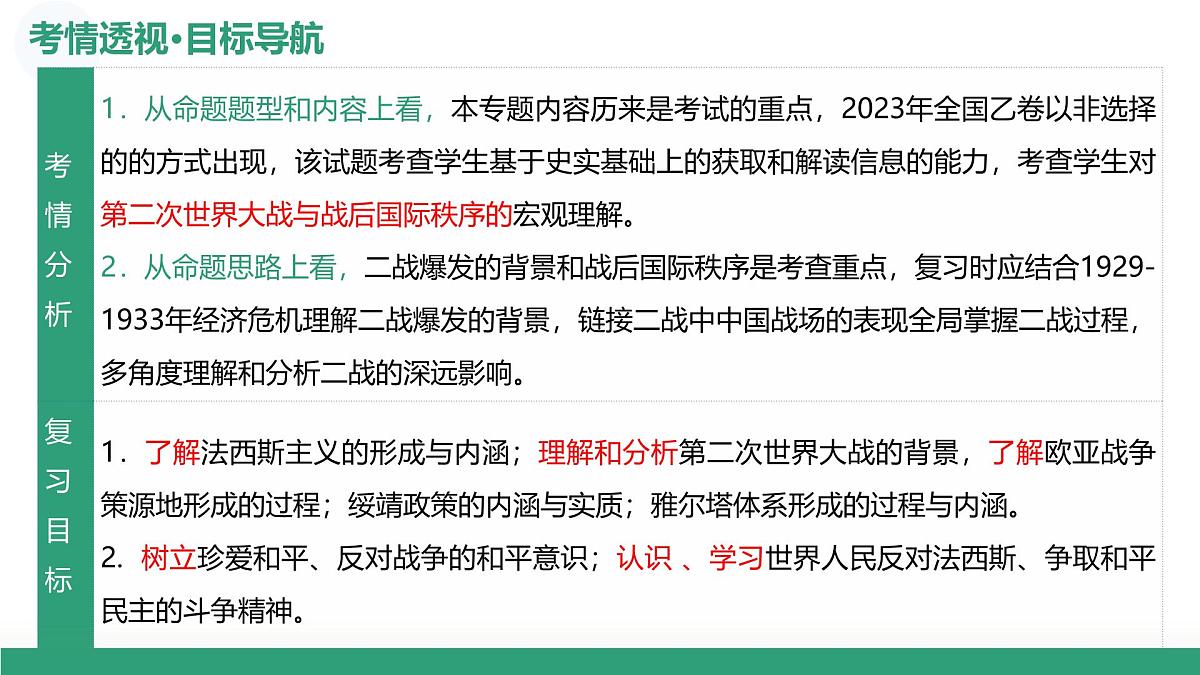 第40讲 第二次世界大战与战后国家秩序的形成（复习课件）（黑吉辽蒙专用）-2026年高考历史一轮复习第5页