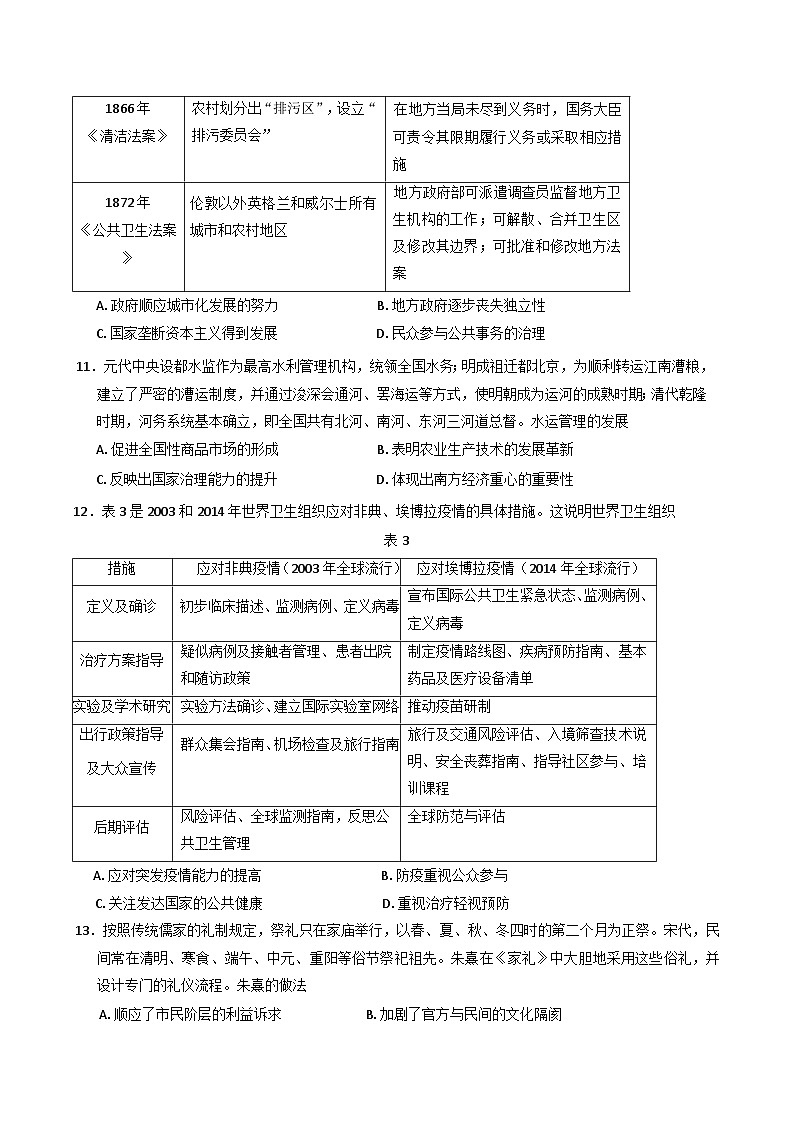河南省周口市鹿邑县2024-2025学年高二下学期期末考试历史试题（含解析）第3页