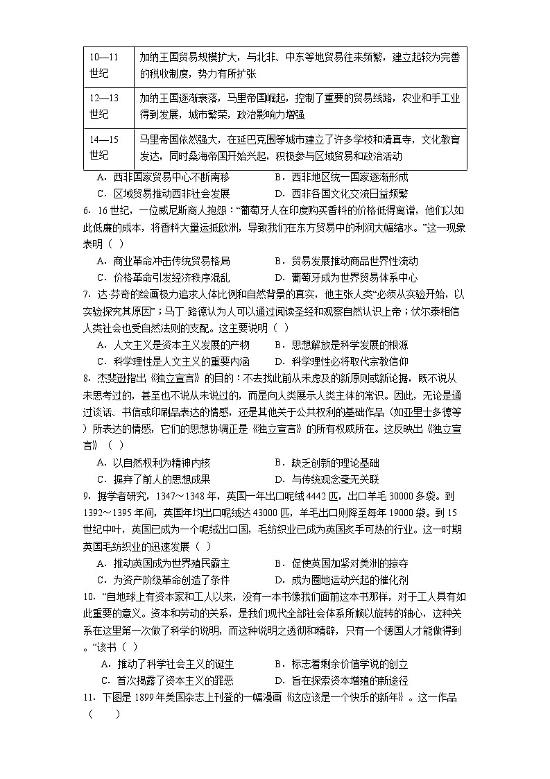 江苏省连云港市赣榆第一中学2024-2025学年高一下学期5月月考历史试题（解析版）第2页