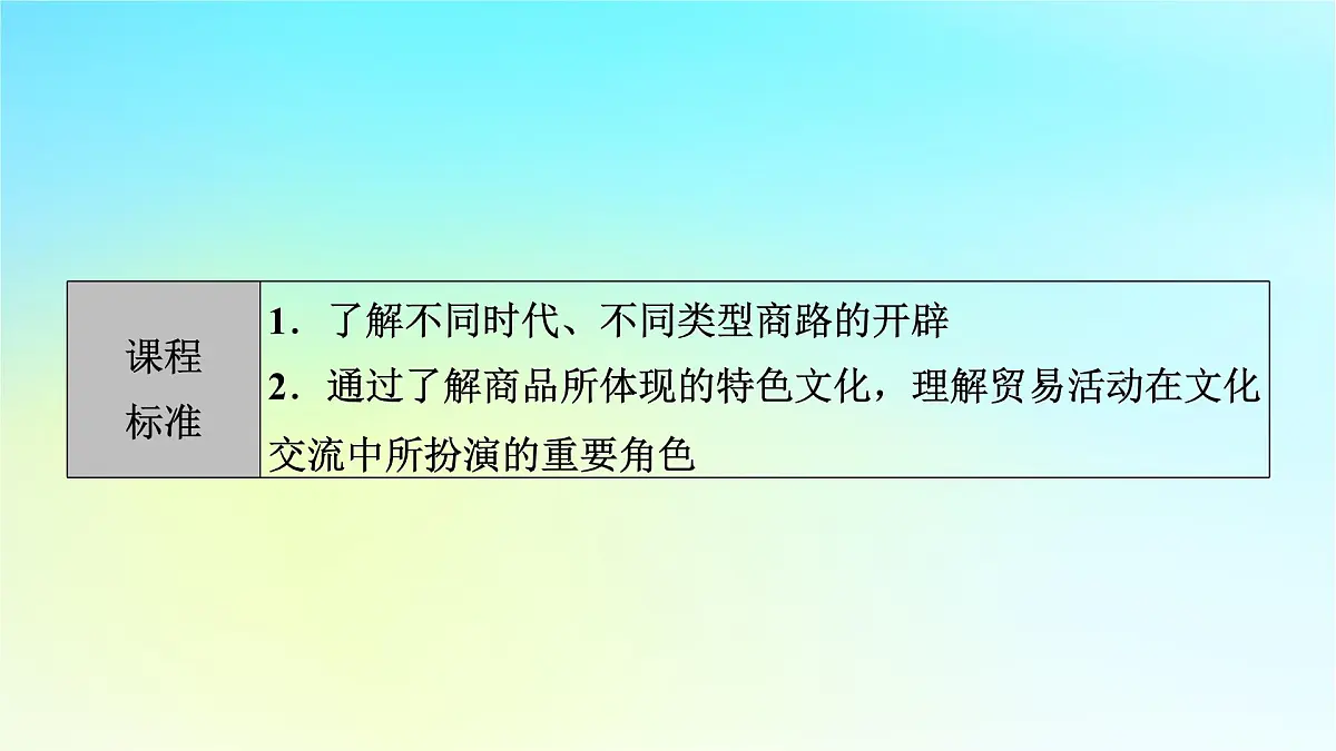 2026届高考历史一轮总复习选择性必修3第29单元第58讲商路贸易与文化交流课件第7页