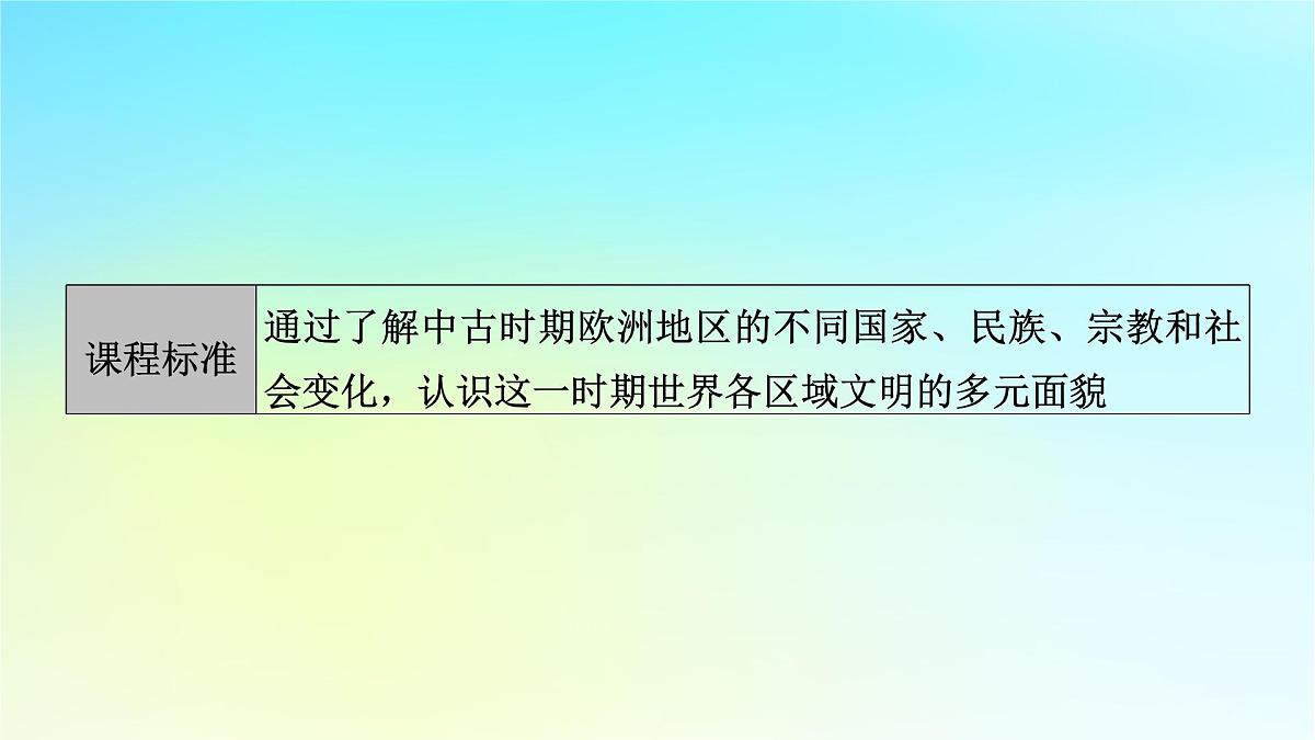 2026届高考历史一轮总复习中外历史纲要下板块4世界古代史第9单元古代世界文明第25讲中古时期的欧洲课件第5页