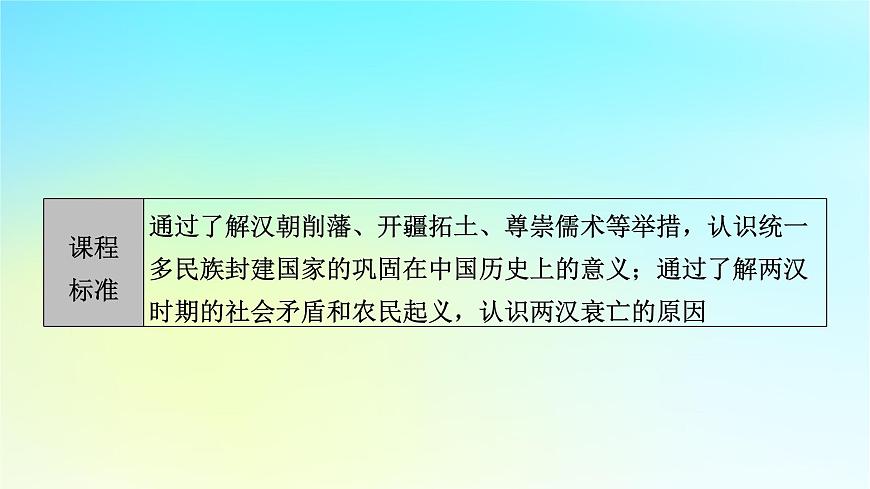 2026届高考历史一轮总复习中外历史纲要上板块1中国古代史第1单元第4讲西汉与东汉__统一多民族封建国家的巩固课件第5页