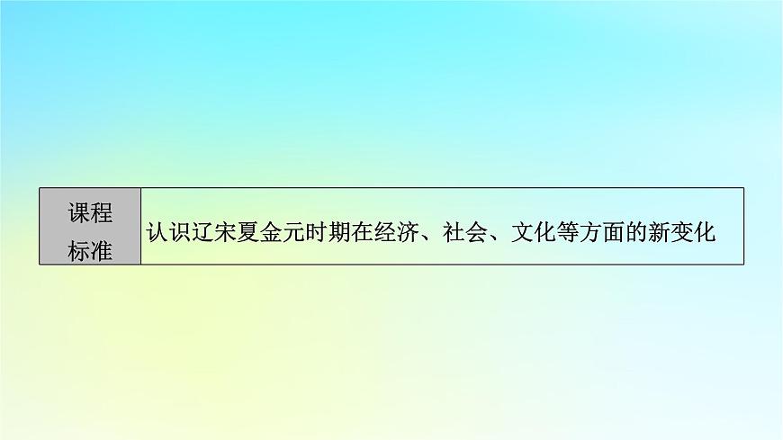 2026届高考历史一轮总复习中外历史纲要上板块1中国古代史第3单元第9讲辽宋夏金元的经济社会与文化课件第5页