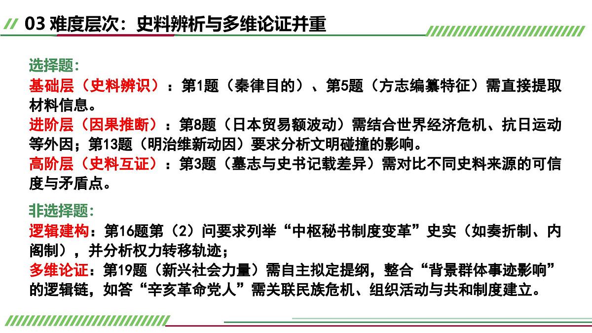2025年高考历史真题完全解读（湖北卷）课件PPT第6页
