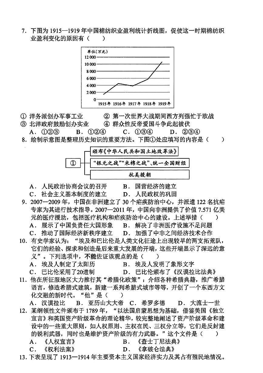 历史试卷.pdf第2页