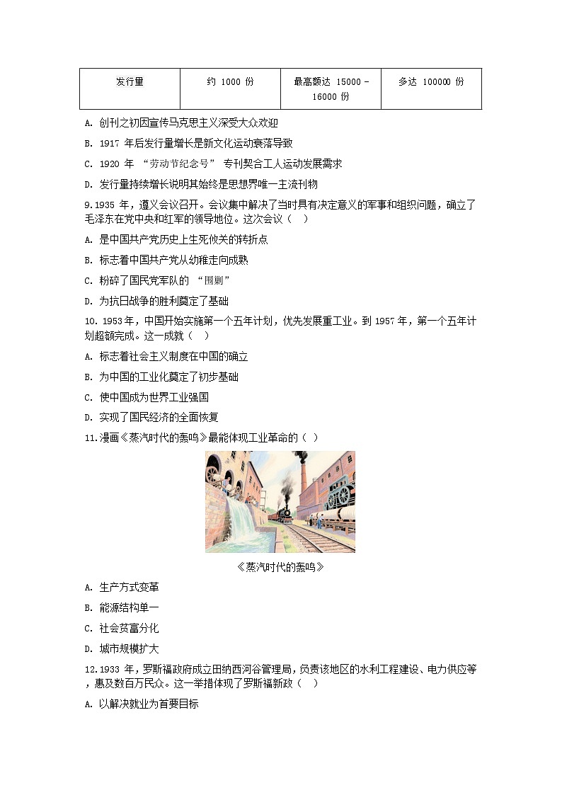 福建省仙游第一中学2024-2025学年高二下学期期末检测历史试题（含解析）第3页