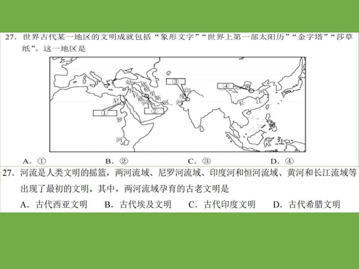 课件：2025北京市高一历史合格考单元复习考点分析和真题分解（纲要下）第7页