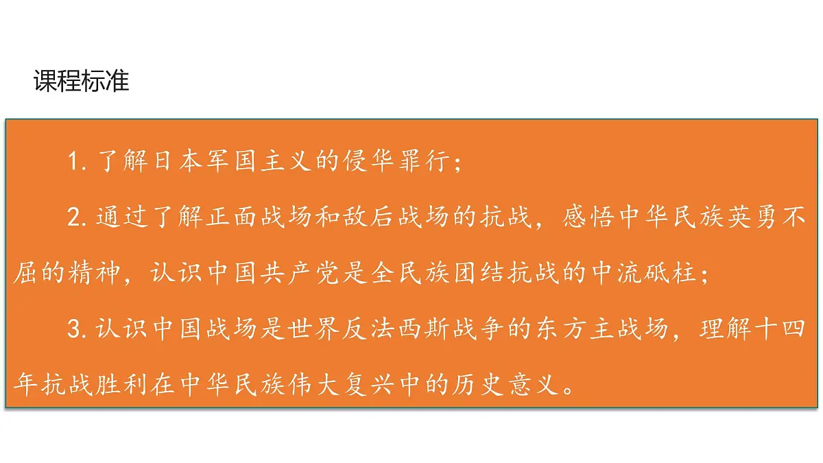 高考历史一轮复习课件十六 中华民族的抗日战争第3页