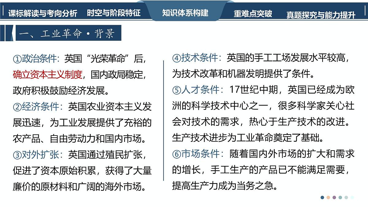 高考历史一轮复习课件二十六 工业革命与马克思主义的诞生与传播第8页
