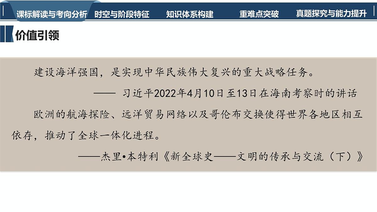 高考历史一轮复习课件二十三 走向整体的世界第3页