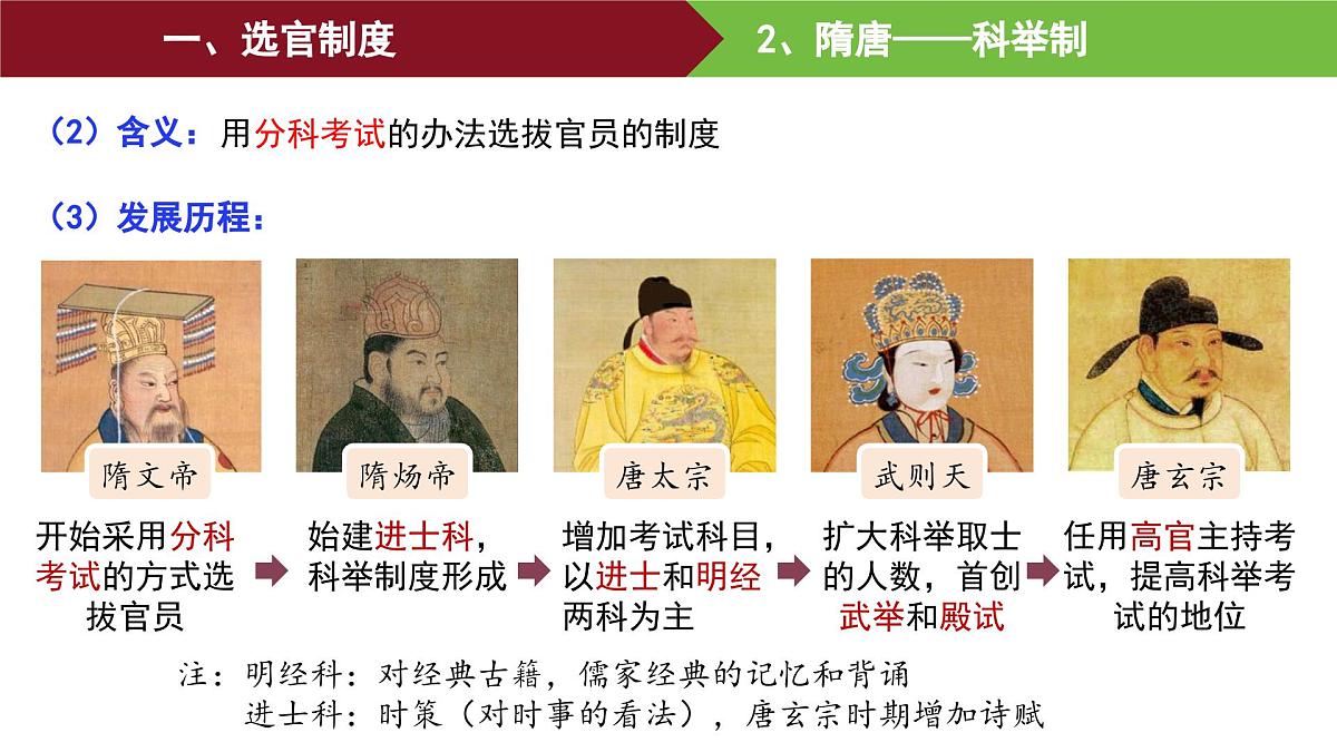 第7课 隋唐制度的变化与创新 课件--2025-2026学年高一上学期统编版必修中外历史纲要上第5页