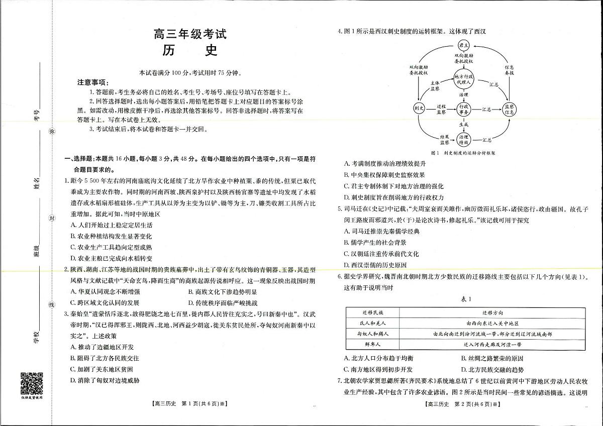 历史试题第1页