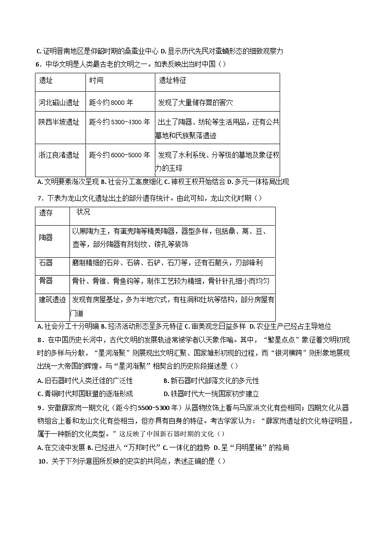 广西壮族自治区钦州市第四中学2025-2026学年高三上学期开学考试历史试卷（含答案）第2页