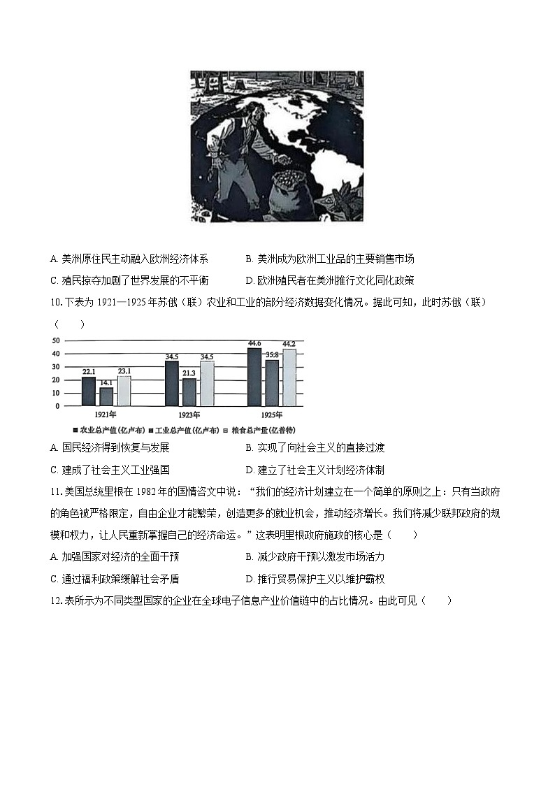 辽宁省普通高中高二上学期2025-2026学年9月份月考历史试卷（解析版）第3页