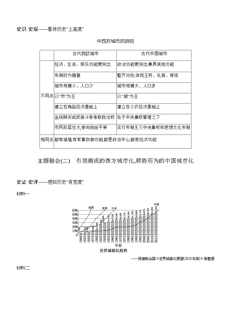 高二历史（统编版）选择性必修2导学案阶段总结第四单元整体教学设计与评价（Word版附解析）第3页
