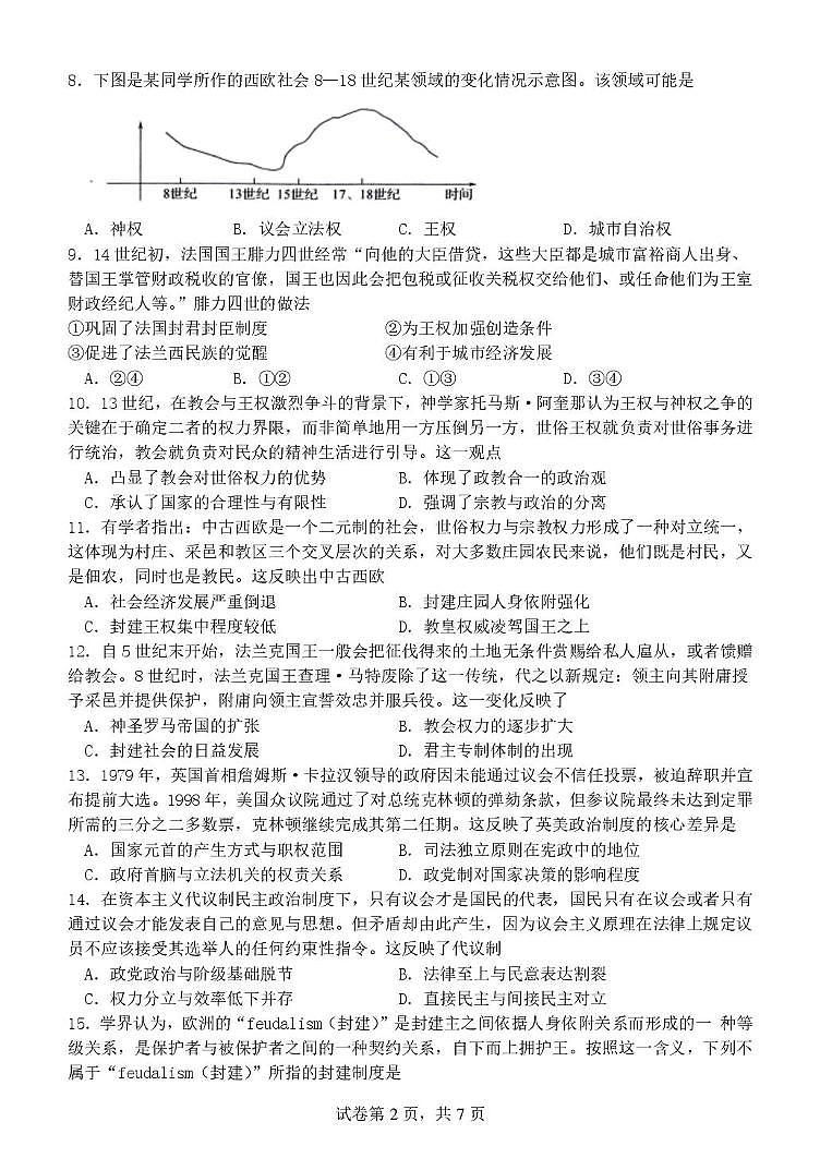 历史试题第2页