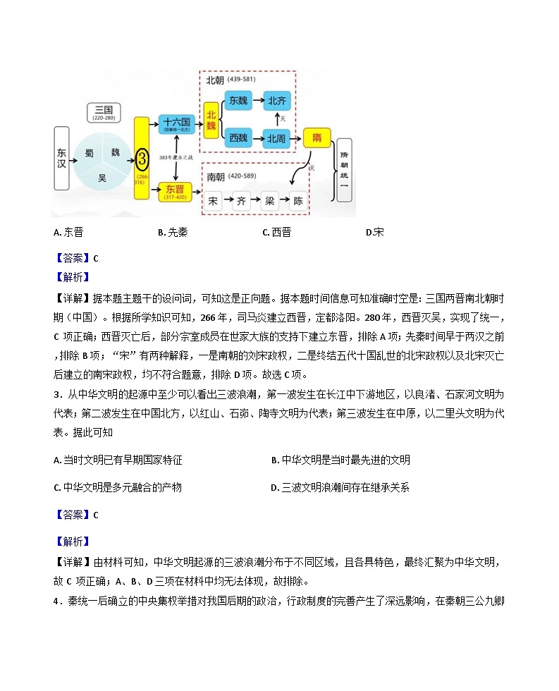 新疆维吾尔自治区喀什地区莎车县第九中学2025-2026学年高一上学期9月月考历史试题（解析版）第2页