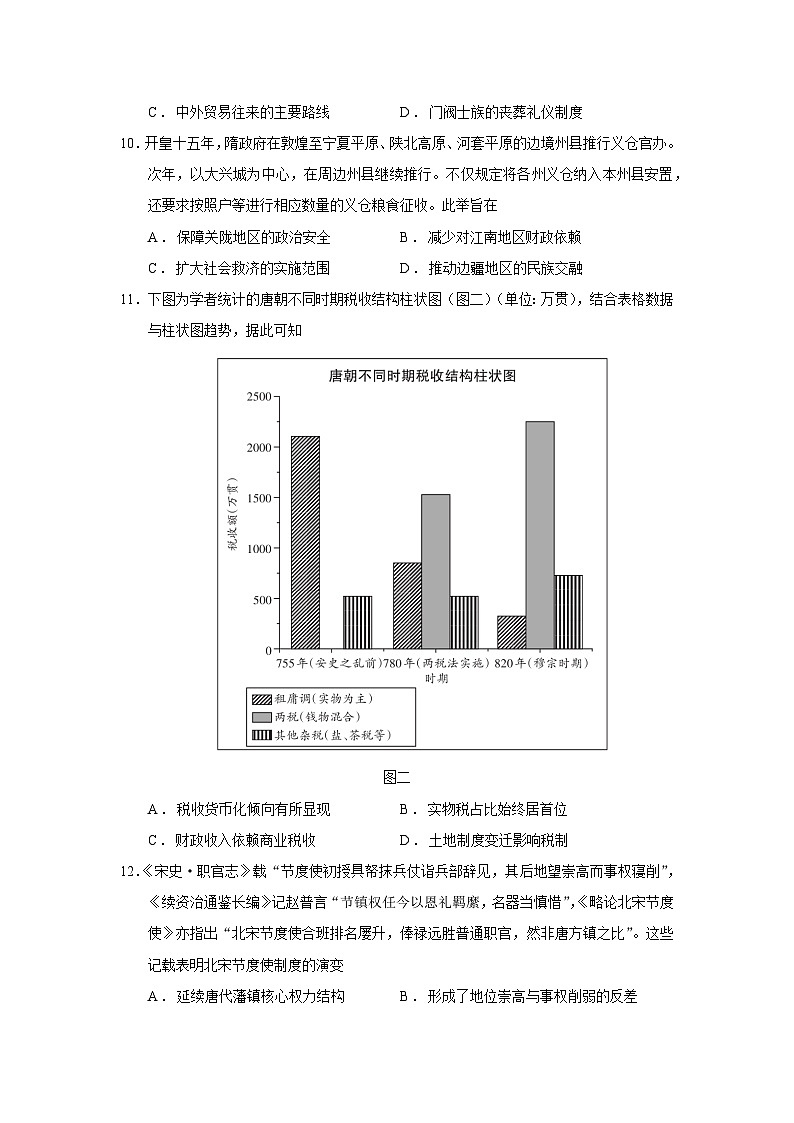 2026届湖南省部分高中名校联盟高三上学期10月专题测试（一）历史试题（含答案）第3页