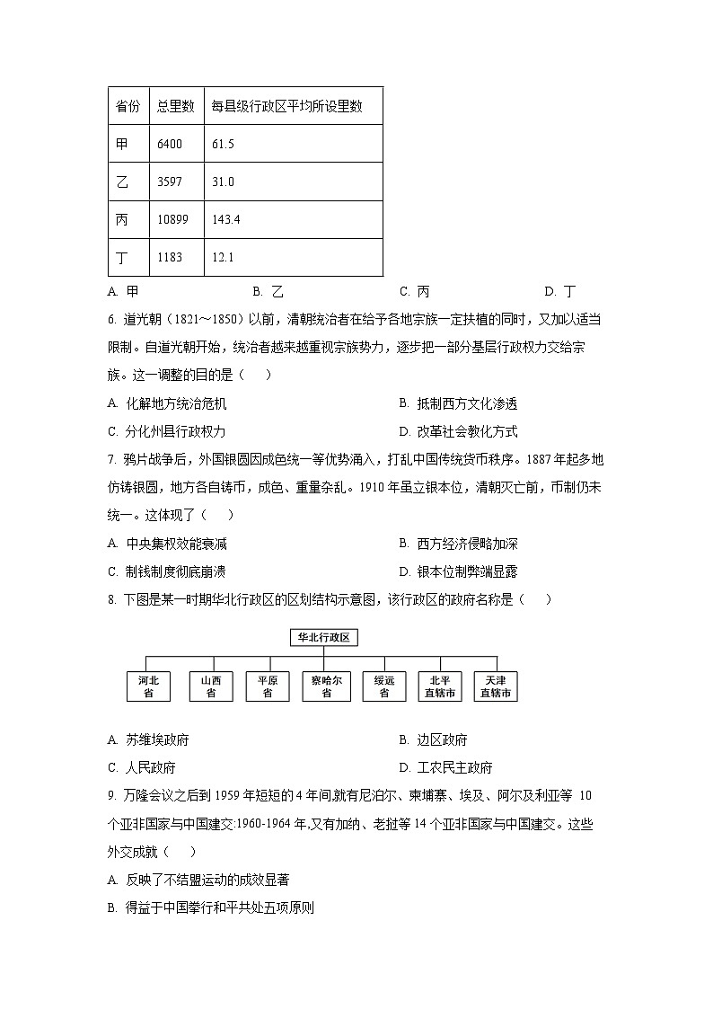 江苏省镇江市、徐州市七校2025-2026学年高二上学期10月月考历史试卷（学生版）第2页