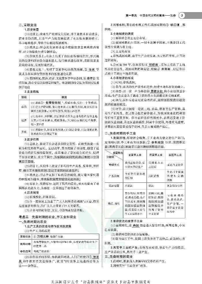《5年高考3年模拟》A版历史北京版第3页