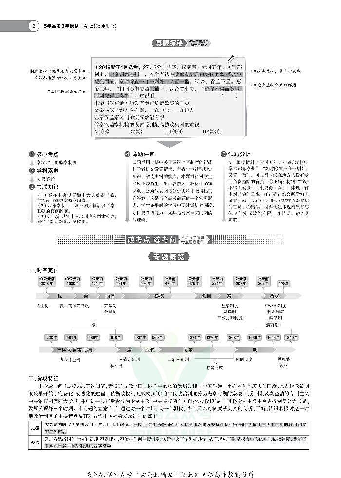 《5年高考3年模拟》A版历史浙江版第2页