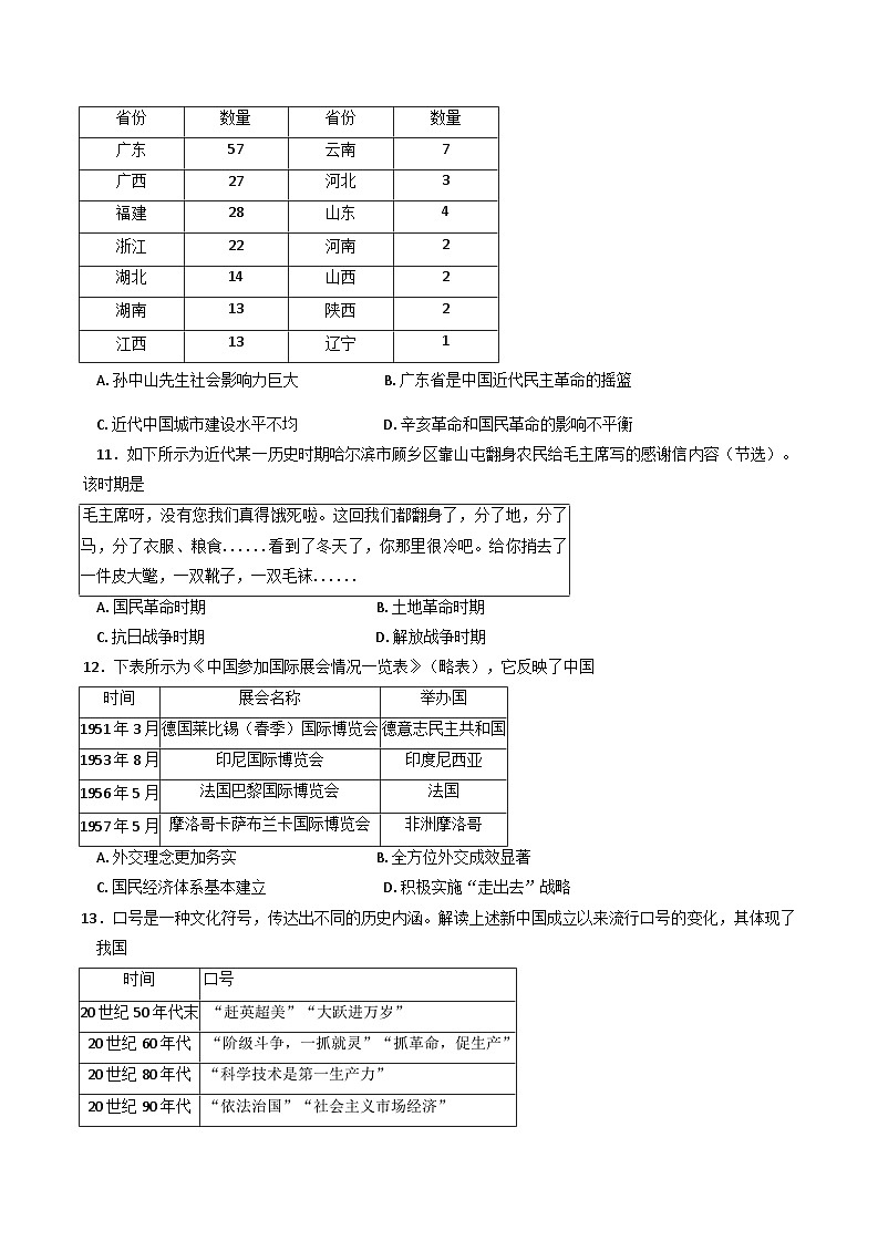 2026届山东省淄博第一中学高三上学期期中素养调研历史试题（含答案）第3页