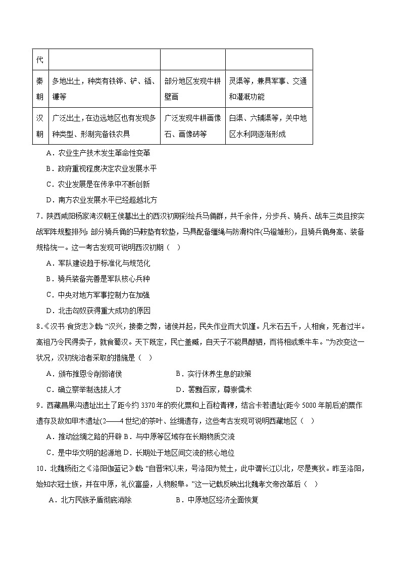 辽宁省大连市滨城高中联盟2025-2026学年高一上学期期中考试历史试卷（Word版附答案）第2页
