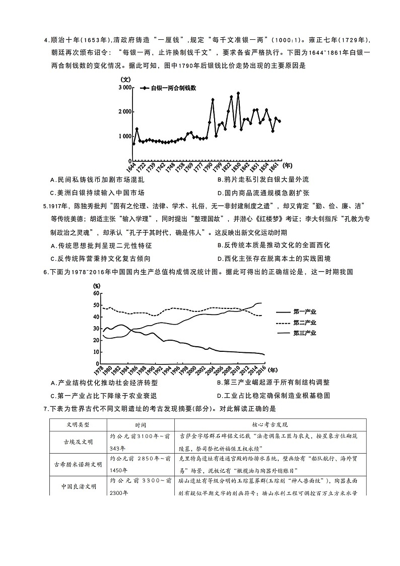 河南九师联盟2026届高三上学期12月联考历史试题第2页