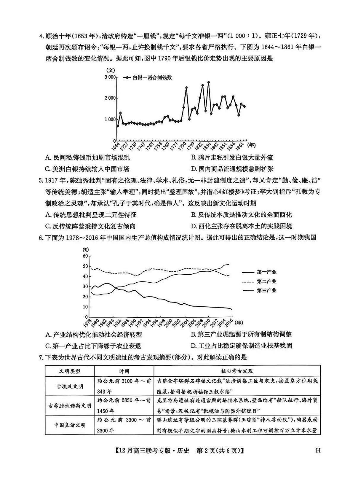 历史-河南九师联盟2026届高三上学期12月联考试题及答案第2页