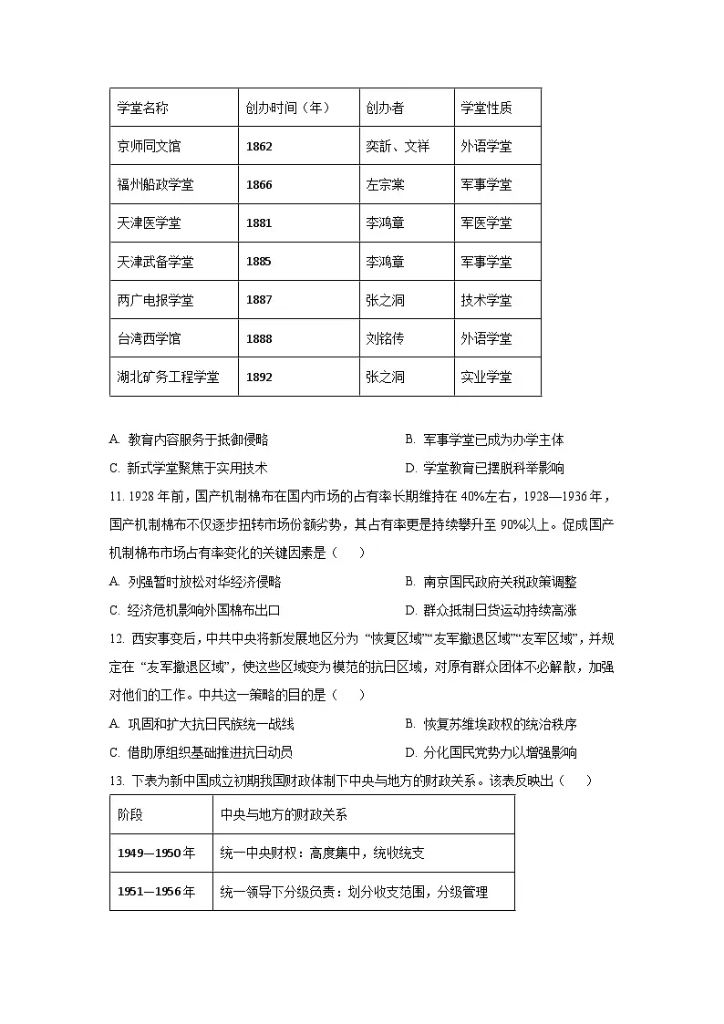 辽宁省名校联盟2025-2026学年高二上学期12月联考历史试卷（学生版）第3页