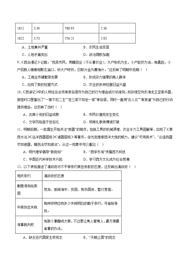 湖南省长沙市部分重点高中2025-2026学年高一上学期12月学情检测试题 历史（含答案）第3页