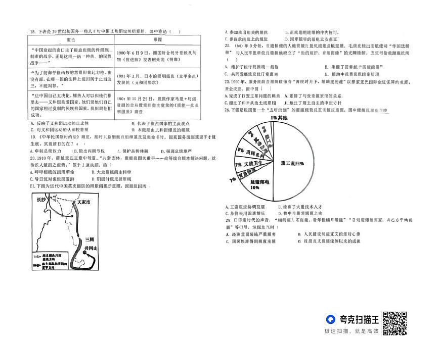 山东省德州市部分学校2025-2026学年高一上学期12月月考历史试题第2页