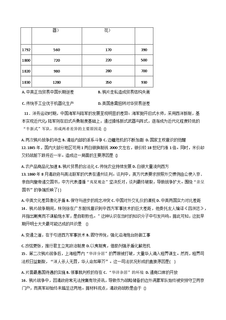 2025—2026学年度广西壮族自治区钦州市第四中学高一上学期第十五周考试历史试卷（含答案）第3页