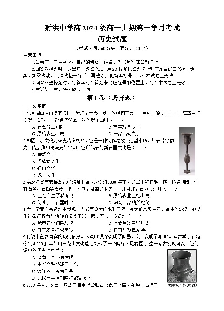 历史试题第1页