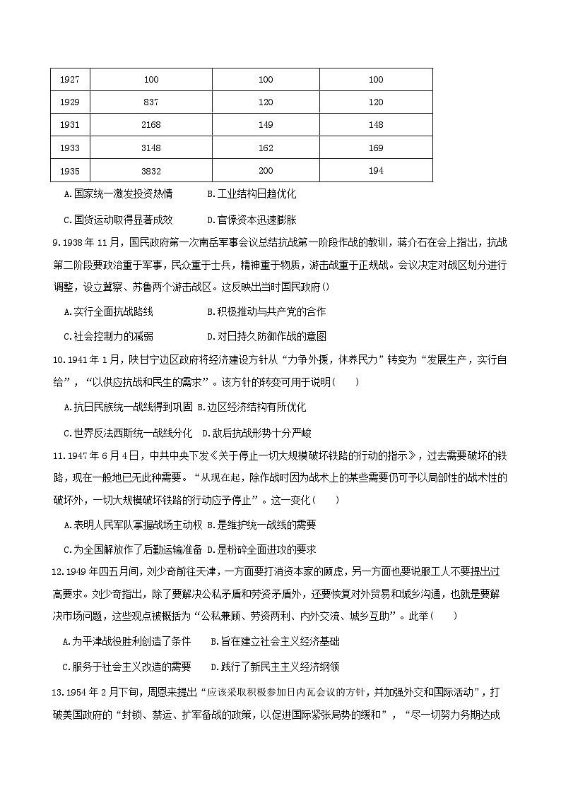河南省郑州市第一中学2026届高三上学期期中考试历史试卷（Word版附答案）第3页