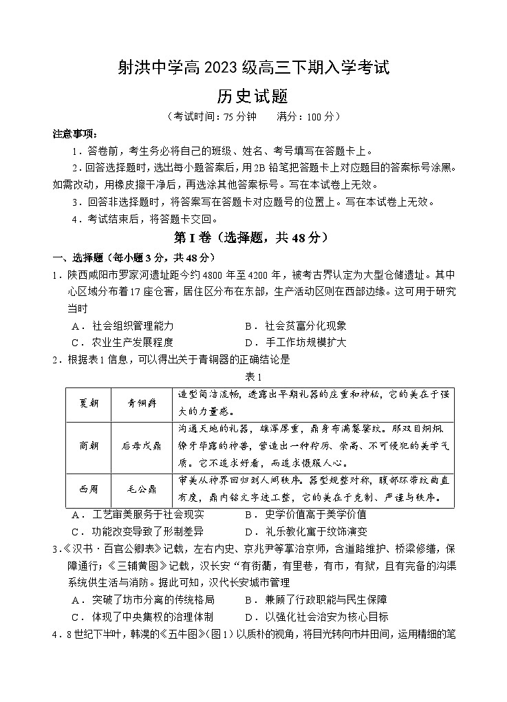 历史试题(1)第1页