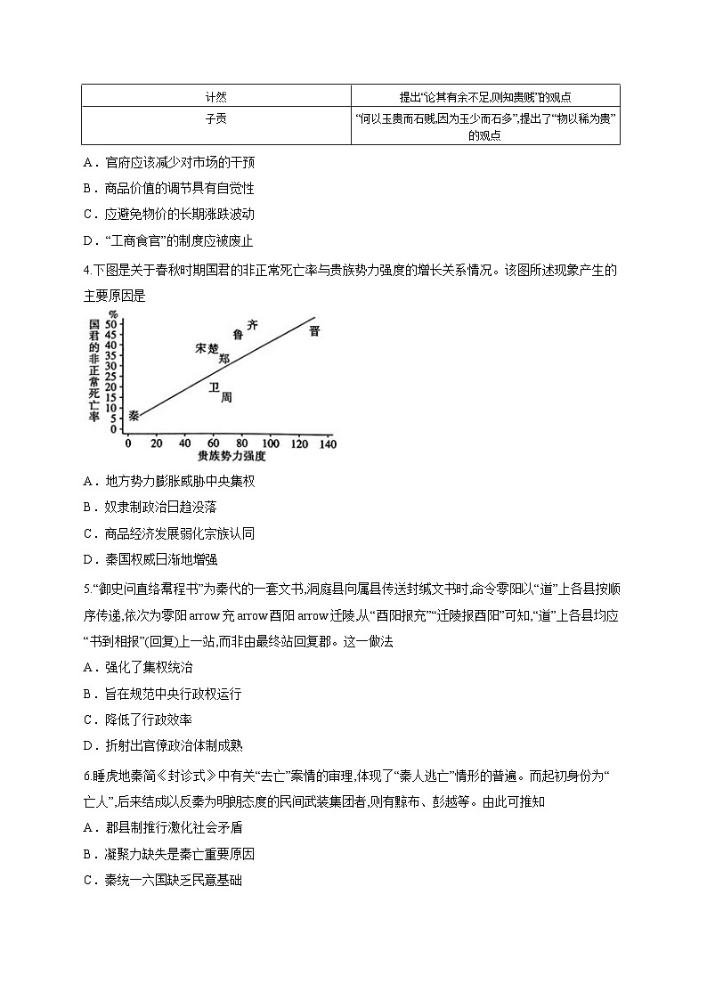 广东省高州市第二中学2025-2026学年高三上学期9月月考历史试题第2页
